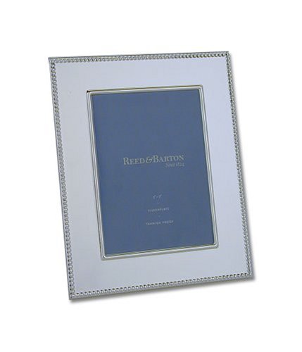 Reed & Barton Lyndon 5-by-7-Inch Silver-Plated Picture Frame