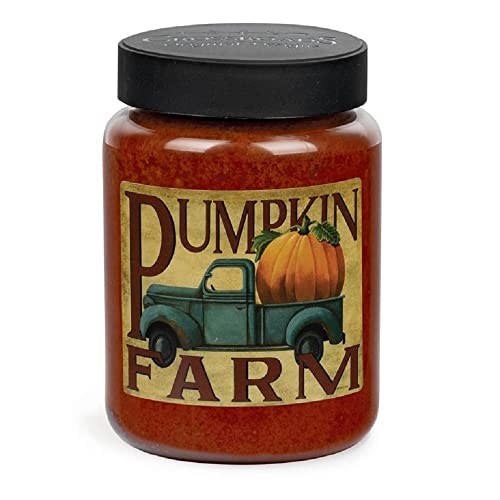 Crossroads PS-DS451 Pumpkin Farm Spice Jar Candle, 26 oz