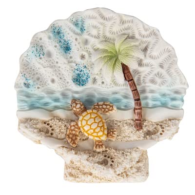 Globe Imports Decorated Sea Shell Magnet