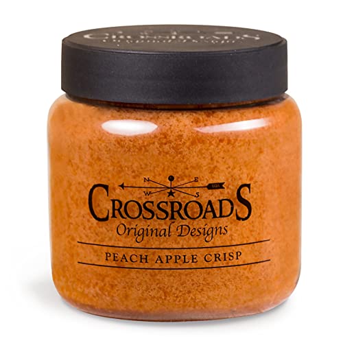 Crossroads Peach Apple Crisp, Candle, 16 oz
