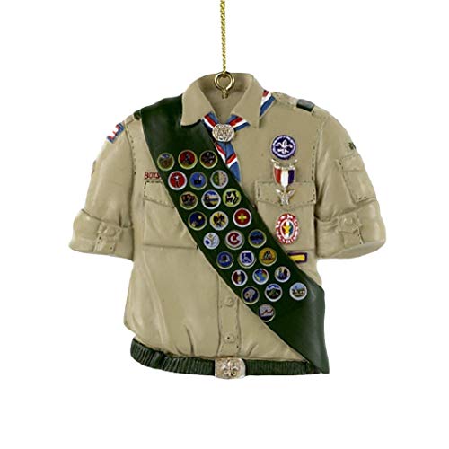Kurt Adler Boy Scouts Of America Shirt With Sash Ornament