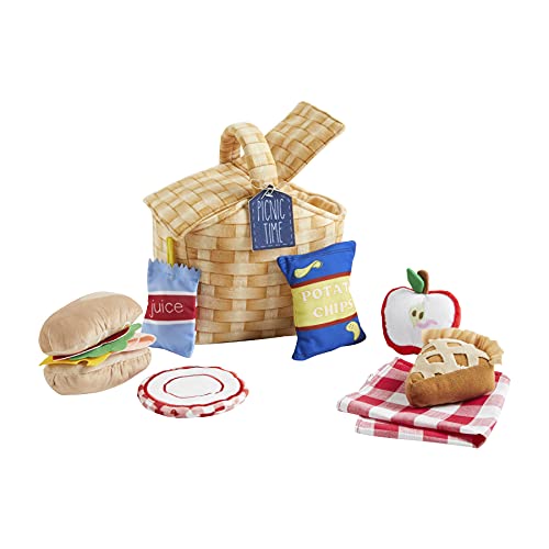 Mud Pie Picnic Toy Set, 10-inch