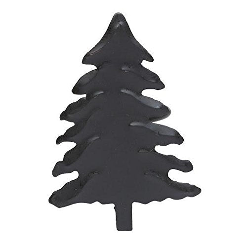 DII Design Imports A Walk in the Woods Table Linens, Wrought Iron Napkin Ring, Fir Tree