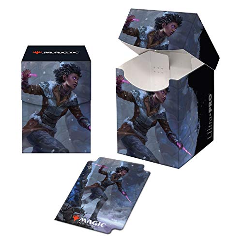 Ultra Pro Kaldheim 100+ Deck Box Featuring Kaya The Inexorable for Magic: The Gathering - Protect Your Cards and Always be Ready for Battle Against Friends Or Enemies in Style