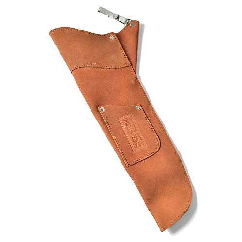 UNIVERSE ARCHERY Back Arrow Quiver | Genuine Suede Leather Arrow Holder | Traditional Handmade Quiver for Hunting & Archery Sports | Lightweight & Comfortable | Brown, 50 cm