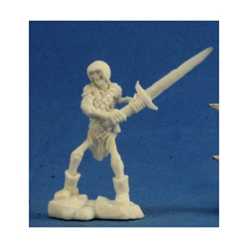 Reaper Miniatures Bones Skeleton Guardian 2H Sword (3) Miniature Reaper