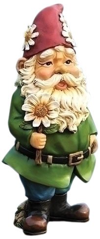 Roman Joseph Studio 65900 Tall Gnome Garden Statue, 12-Inch