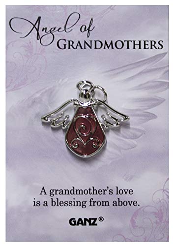 Ganz Angel of Grandmothers Tac Pin with Story Card