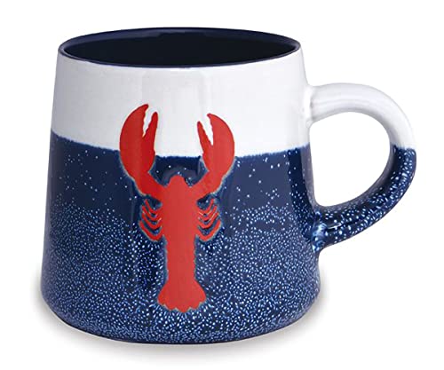 Cape Shore Artisan Coffee Tea Mug Cup - Lobster Gifts for Birthday Christmas, 16 Oz - Unique Shape