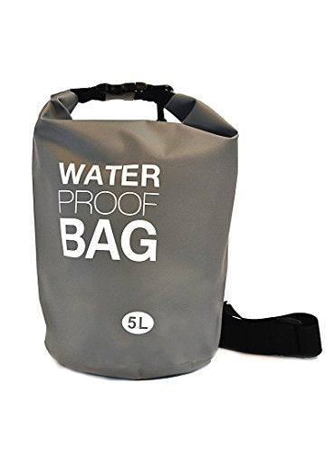 Calla NuPouch Waterproof Dry Bag, Grey, 5 L
