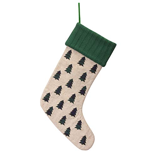 Melrose 80749 Polyester Christmas Stocking Decor, 19-inch Height, Multicolor