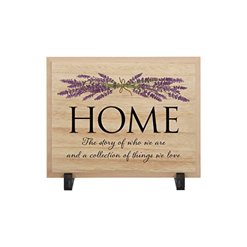 Carson Home Table Decor Plaque, 9-inch Length, Wood (Home)