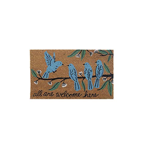 Ganz CB175176 Welcome Doormat, 30-inch Width, Multicolor (All are Welcome Here)