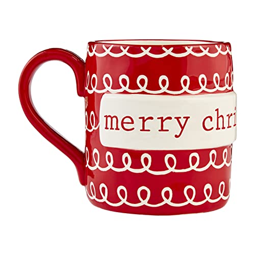 Mud Pie Gingerbread House Boxed Mug, 16 oz, Merry Christmas