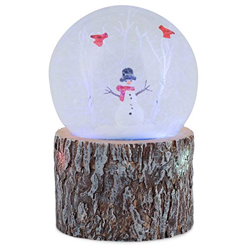 Roman 133386 Snowman Led Swirl Dome Snow Globe, 6 inch, Multicolor