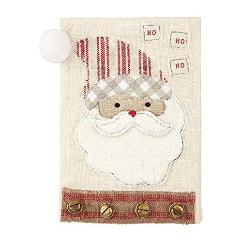 Mud Pie Santa Webbing Hand Towel, 21 x 14 inch, Cotton