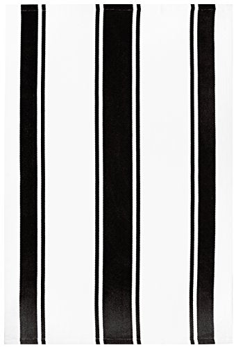MUkitchen 100% Cotton Oversized Designer Kitchen Towel, Onyx - 20 x 30 inches