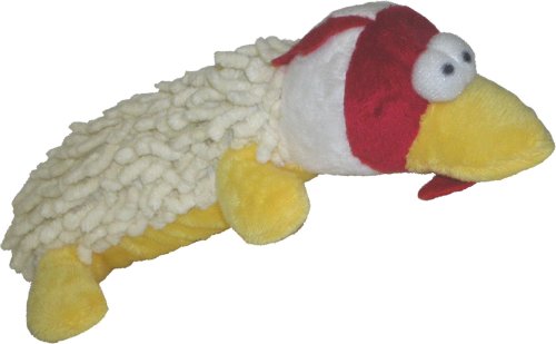 Amazing Pet Products 10-Inch Plush Shaggy Rooster Dog Toy