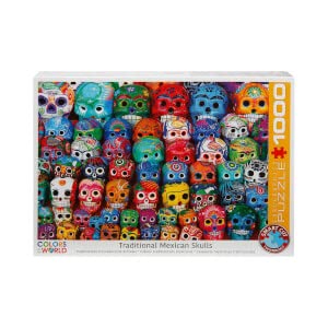 EuroGraphics Traditional Mexican Skulls 1000Piece Puzzle, 6000-5316