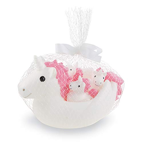Mud Pie Unicorn Bath Toy Set,5T,Five Birthday Tee