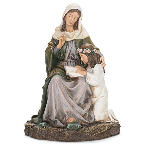 Roman Joseph Studio Saint Anne with Mary Religious Renaissance Figurine 7"