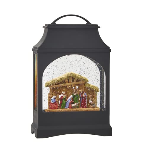 RAZ Imports 2021 Holiday Water Lanterns 11-inch Nativity Lighted Water Lantern