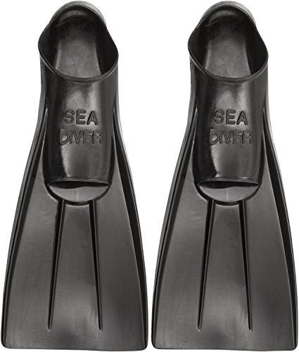 IST F12 Sea Diver Classic Rubber Closed Heel Fins for Adults and Kids, 3XS