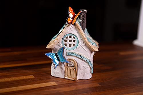 Blue Sky Clayworks Ceramic Butterfly Butterflies Candle House