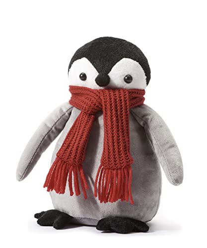 Giftcraft 681773 Christmas Plush Penguin Doorstop D‚àö¬©cor, 9 inch, Polyester and Sand