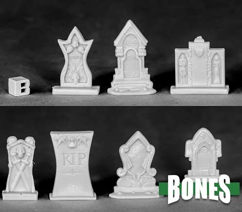 Reaper Miniatures Dark Heaven Bones Minis - Tombstones Miniatures