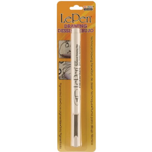 Uchida Le Pen Technical Drawing Pen Carded-Black 0.05 Point