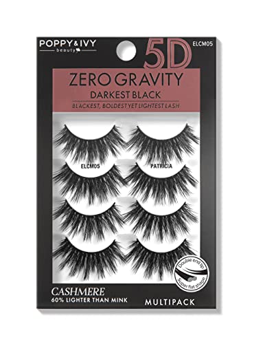 Absolute New York Poppy & Ivy Cashmere Zero Gravity Lashes Multipack (Patricia)