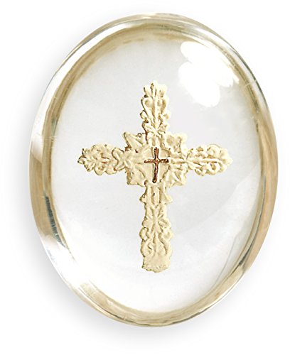Quanta AngelStar 8745 Cross Worry Stone, 1-1/2-Inch