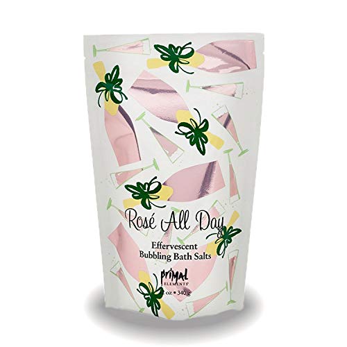 Primal Elements Bubbling Bath Salts 12 Ounce (Rose All Day)