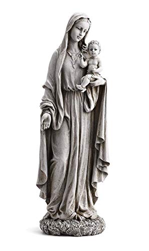 Christian Brands 23" Our Lady of Grace and Baby Jesus Garden Statue