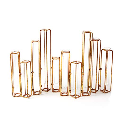 Two's Company Tozai Home Lavoisier Hinged Flower Vases,Set of 10