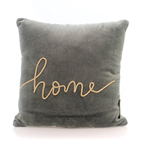 Primitives by Kathy - Home - Velvet Accent Throw Pillow in Gray