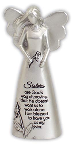 Cathedral Art Angel Figurine-Sister, One Size, Multicolored