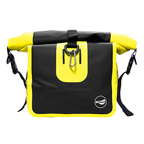 Calla NuPouch Waterproof Crossbody Purse, Beach Bag, Sports Bag, Waterproof Bag, Black/Yellow