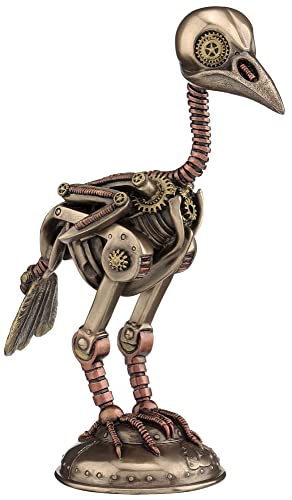 Unicorn Studios WU76846A4 Steampunk Crow Skeleton Antique - Bronze