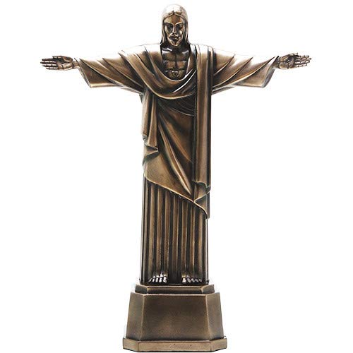 Pacific Trading Giftware Christ The Redeemer Bronze Finish Statue Jesus