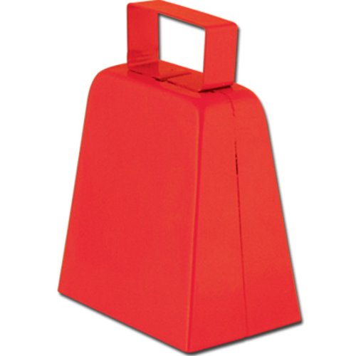 Beistle Cowbells (red) Party Accessory  (1 count)
