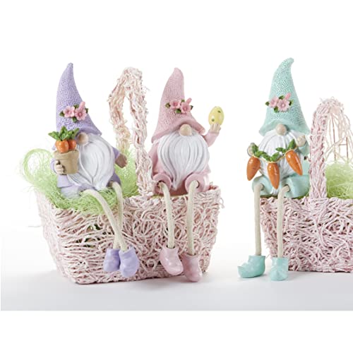 Delton Resin Dangle Leg Gnome, 3 Assortment