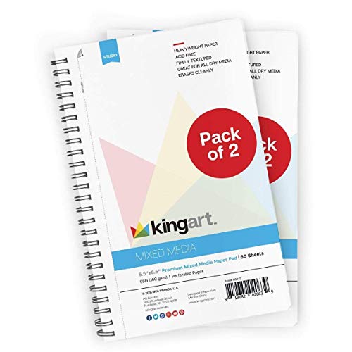 KINGART Premium Mixed Media Paper Pad