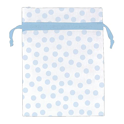 Amscan Blue Dotted Party Favor Bags | Baby Shower
