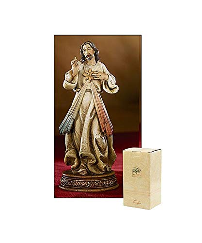 Creative Brands 6" Divine Mercy of Jesus Religious Statue Gifts of Faith Bellavista Milagros