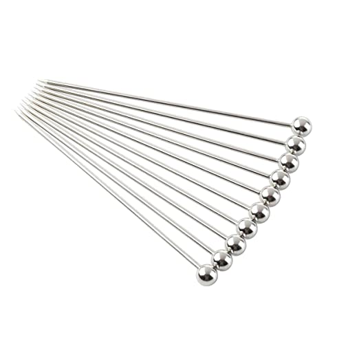 Tablecraft 11062 Cheese Labeling Picks, Stainless Steel, 4.25-inch Height, Set of 12