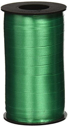 burton + BURTON Berwick 3/8-Inch Wide by 250 Yard Spool Super Curl Crimped Splendorette Curling Ribbon, Emerald