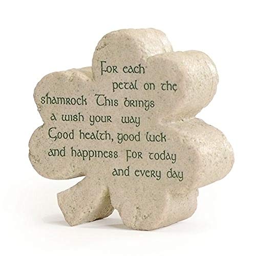 Roman Shamrock-Shaped Plaque with Message (47266)