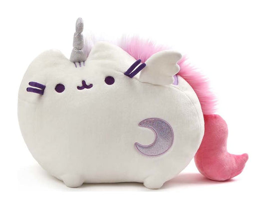 GUND Pusheen Super Pusheenicorn Unicorn Sound and Lights Plush Stuffed Animal, White, 17"